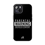 Parental Warning Oilfield Content Tough Phone Case (Black)