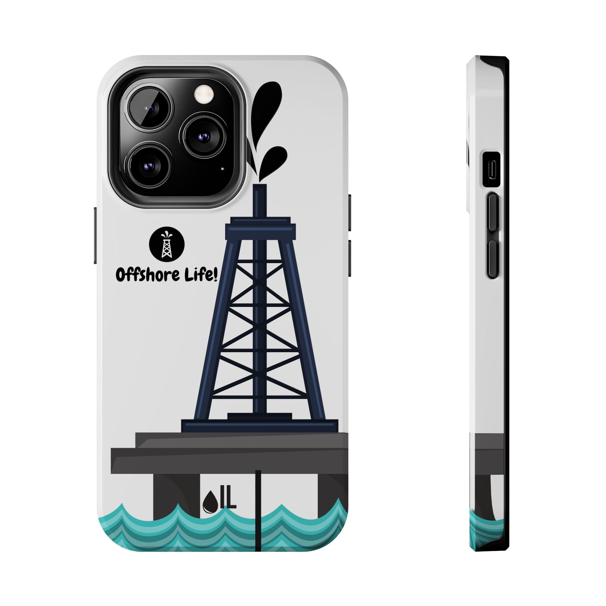 Offshore Life Tough Phone Case (White)