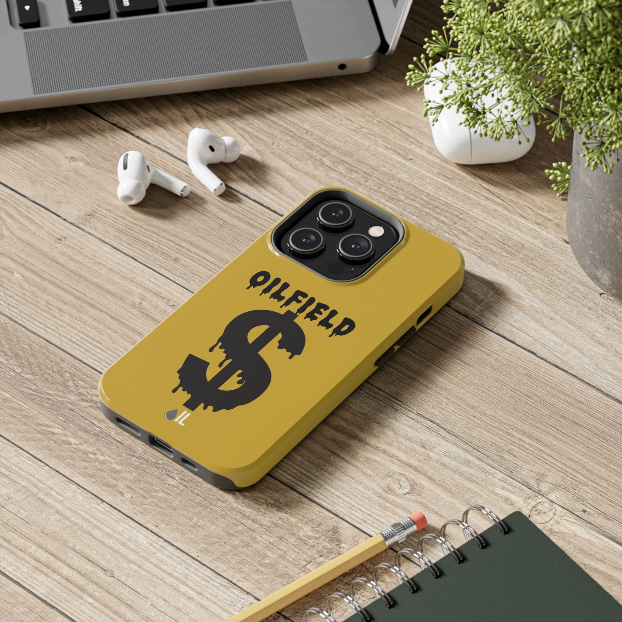 Oilfield Money Tough Phone Case (Golden)