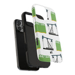 Pumpjack and Money Tough Phone Case (White)