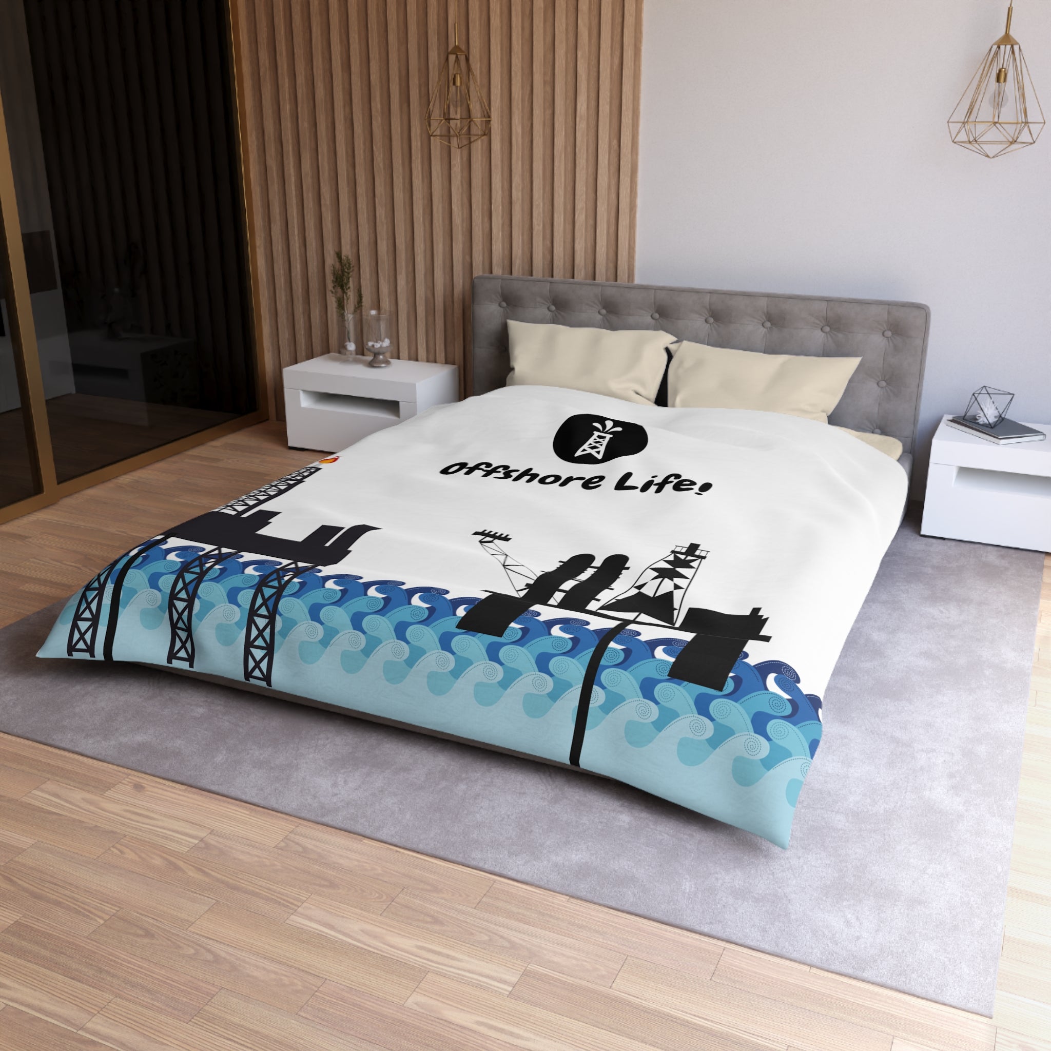 Offshore Life Microfiber Duvet Cover