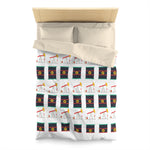 Pumpjack Oilfield Microfiber Duvet Cover