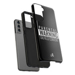 Parental Warning Oilfield Content Tough Phone Case (Black)