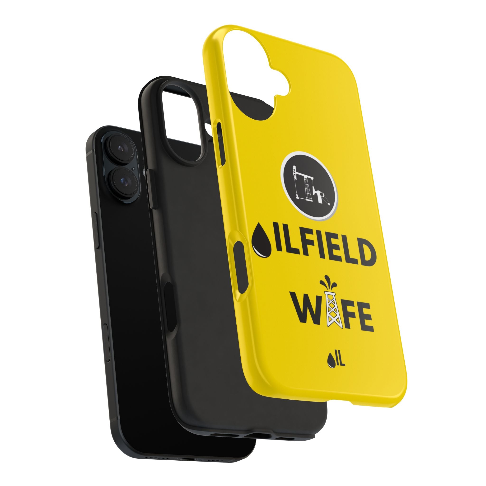 Oilfield Wife Tough Phone Case (Golden Yellow)