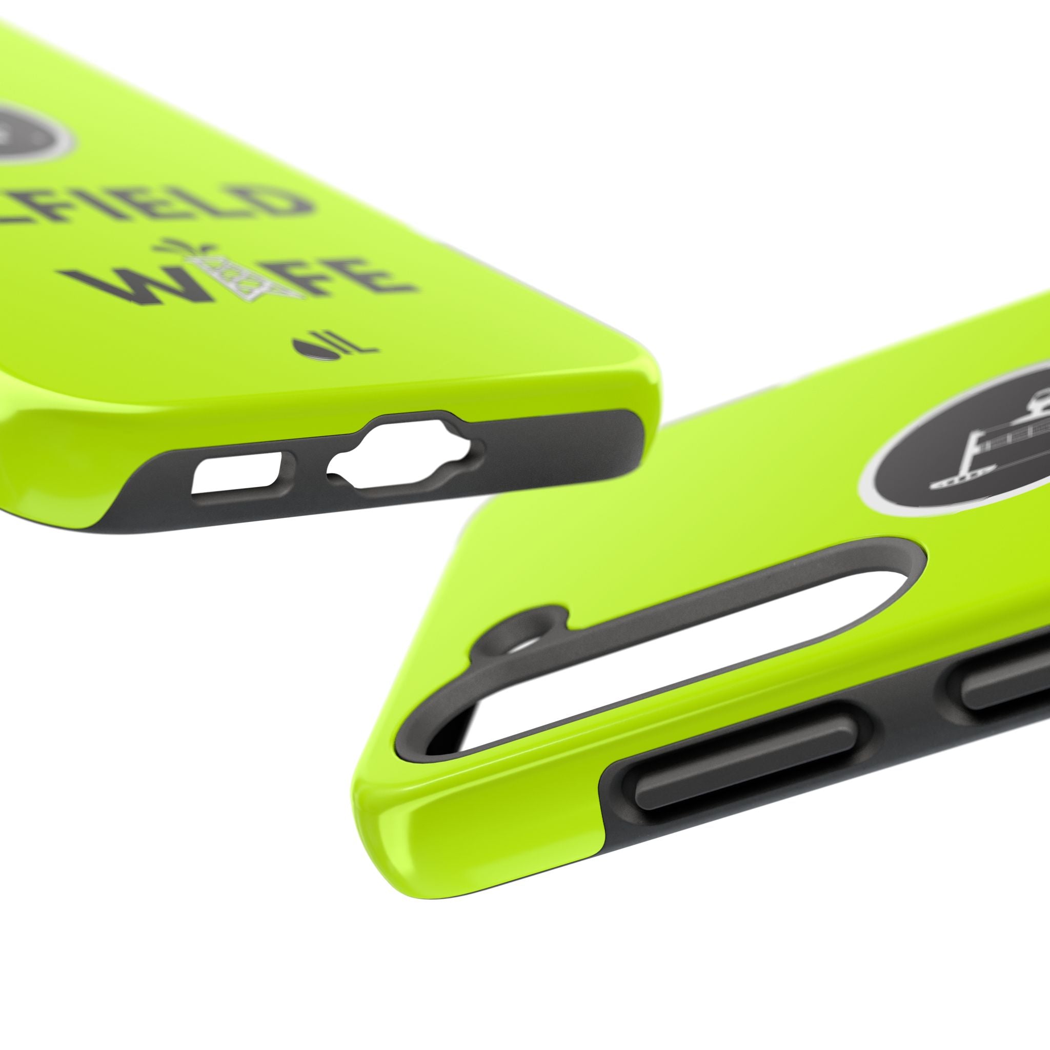 Oilfield Wife Tough Phone Case (Neon Green)