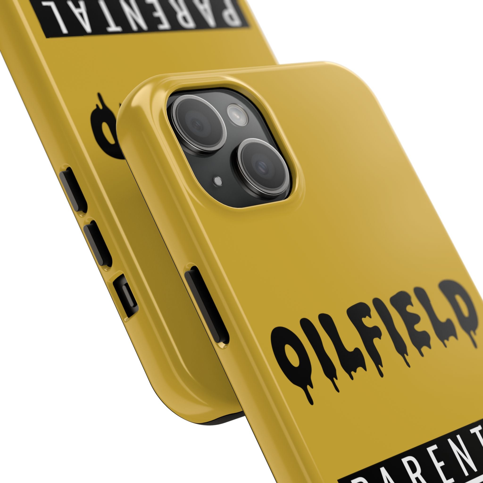 Parental Warning Oilfield Content Tough Phone Case (Golden)