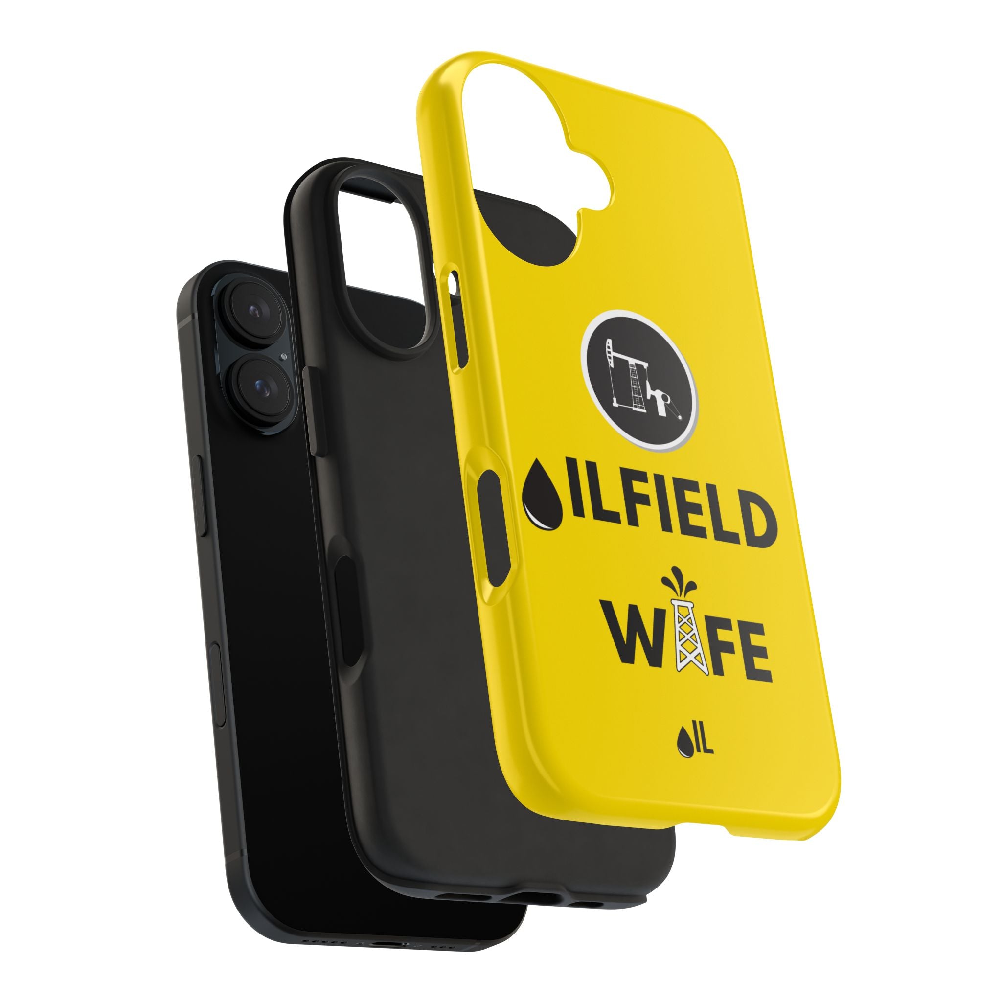 Oilfield Wife Tough Phone Case (Golden Yellow)