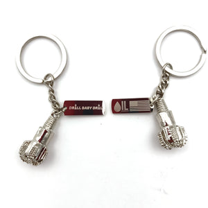 Drill Baby Drill Bit Keychain