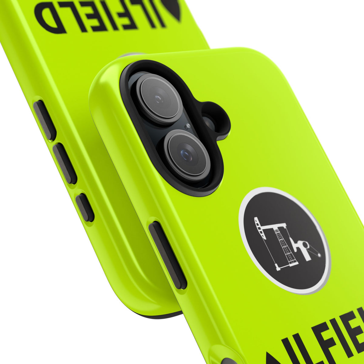 Oilfield Wife Tough Phone Case (Neon Green)