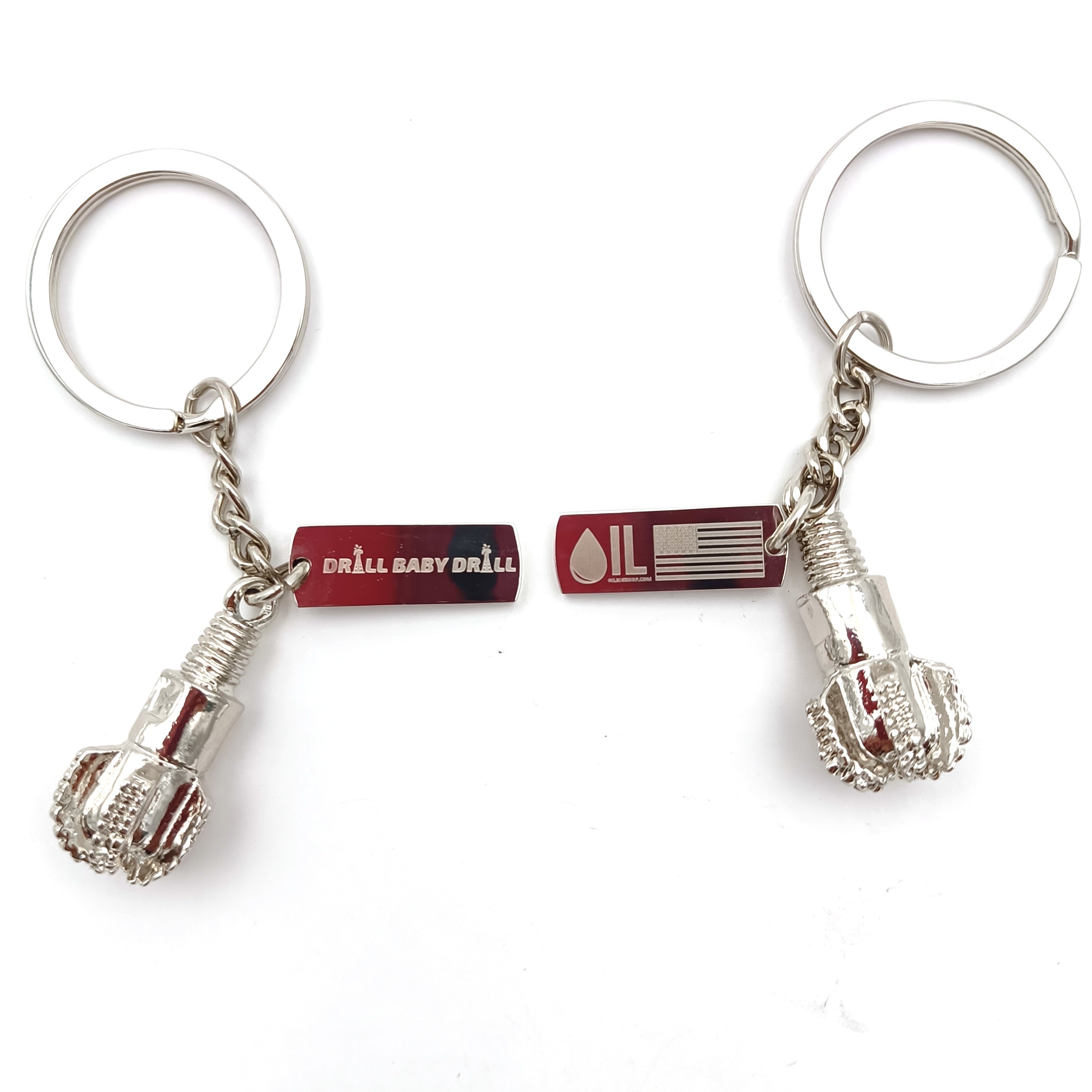 Drill Baby Drill Bit Keychain