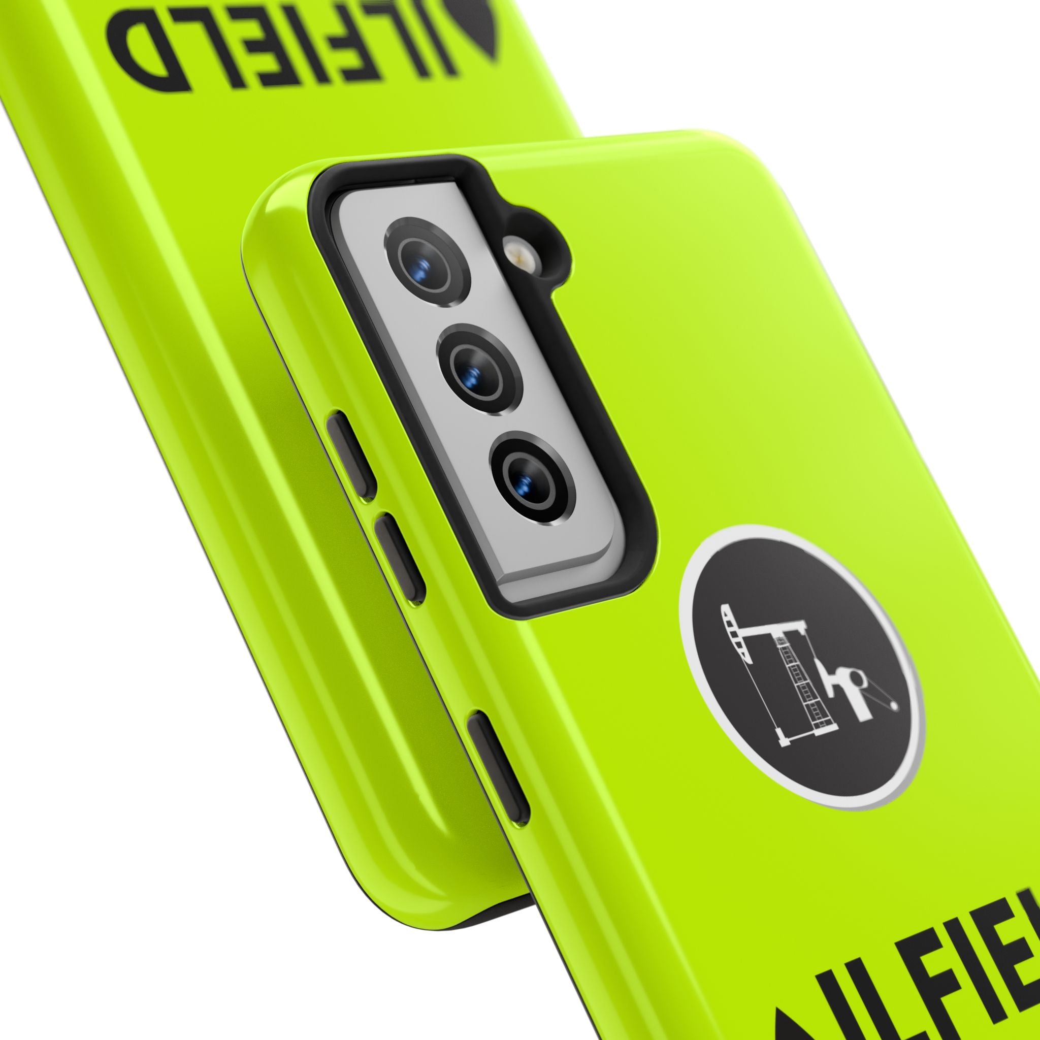 Oilfield Wife Tough Phone Case (Neon Green)