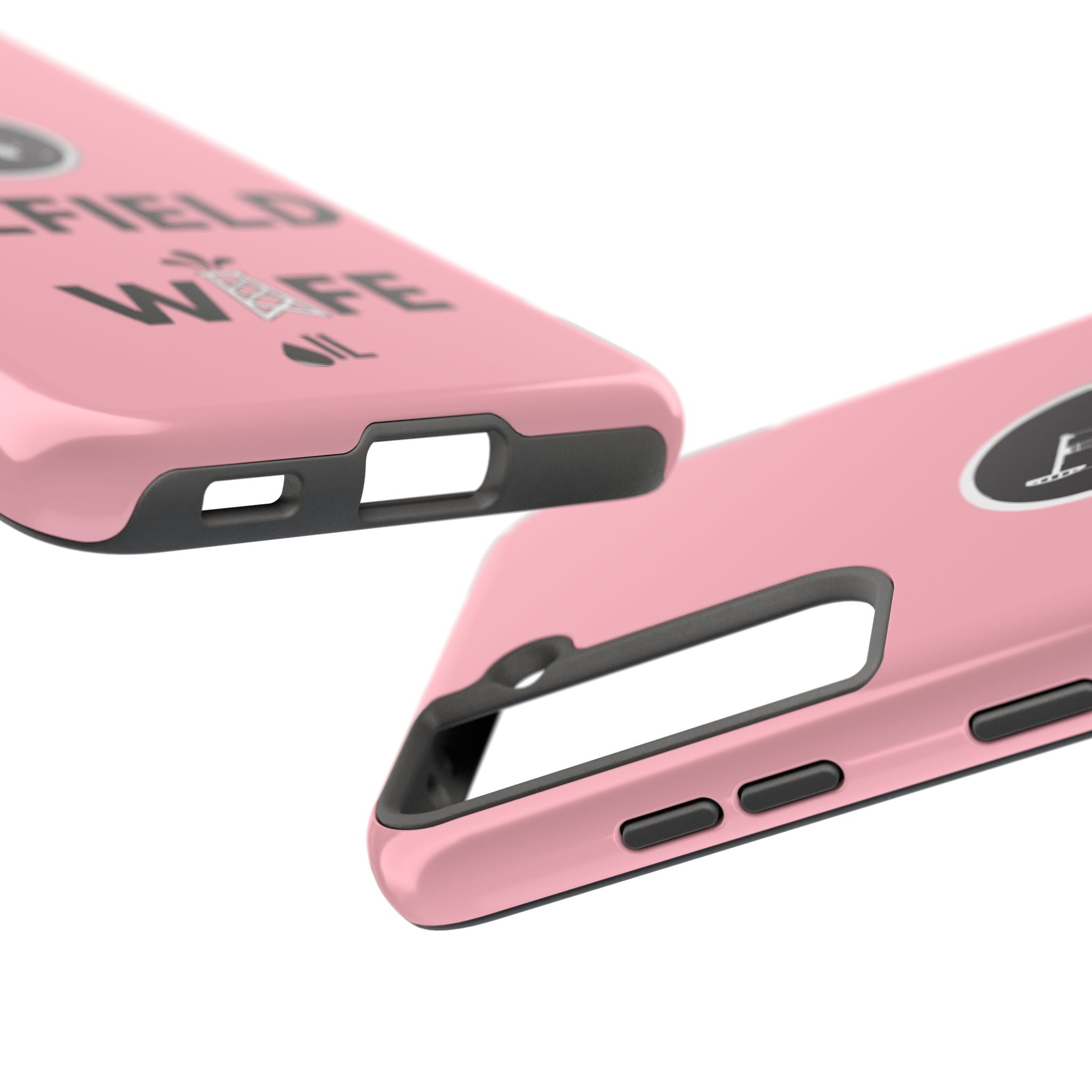 Oilfield Wife Tough Phone Case (Light Pink)