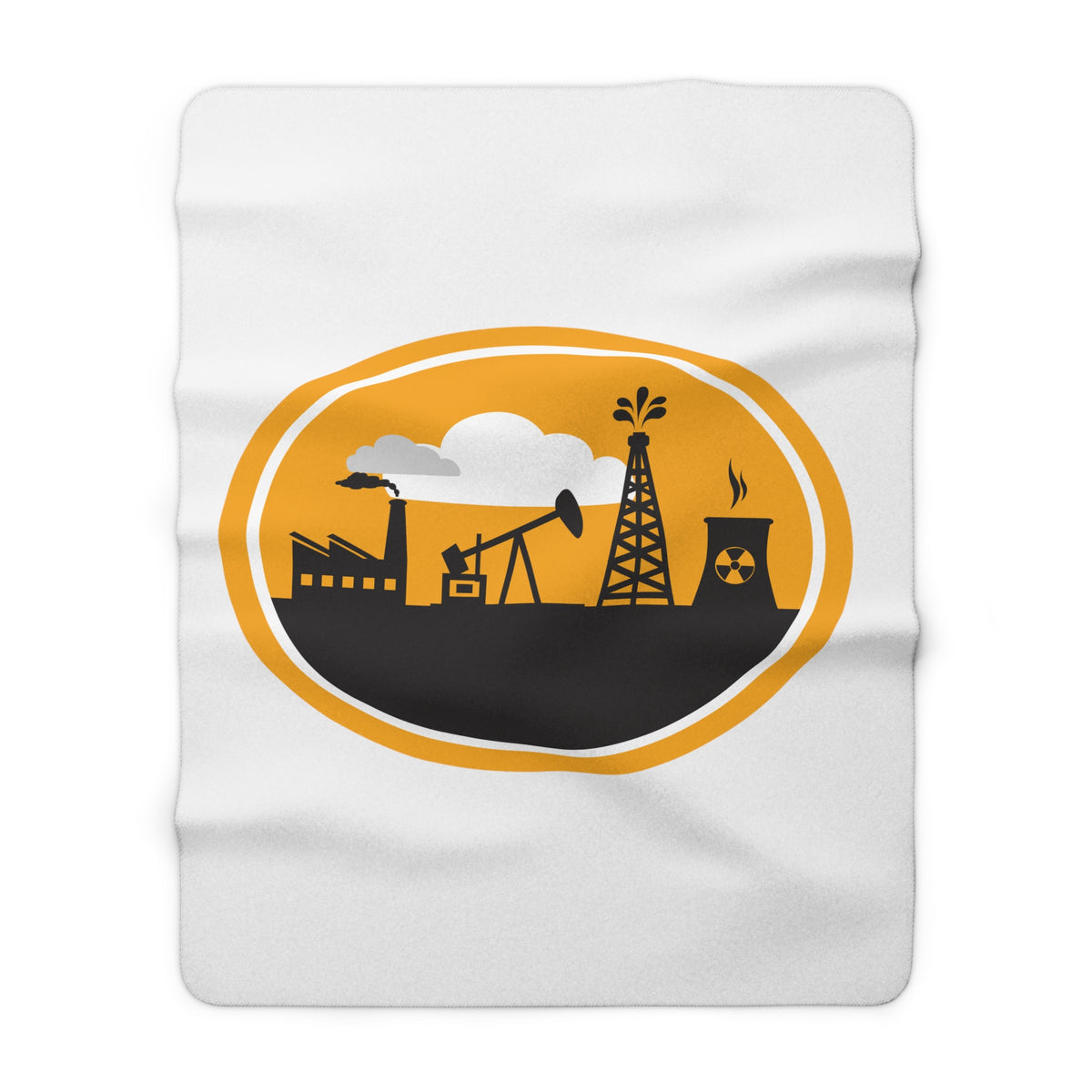 Oilfield Sherpa Fleece Blanket