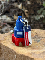 Texas Oil PDC Drill Bit Keychain