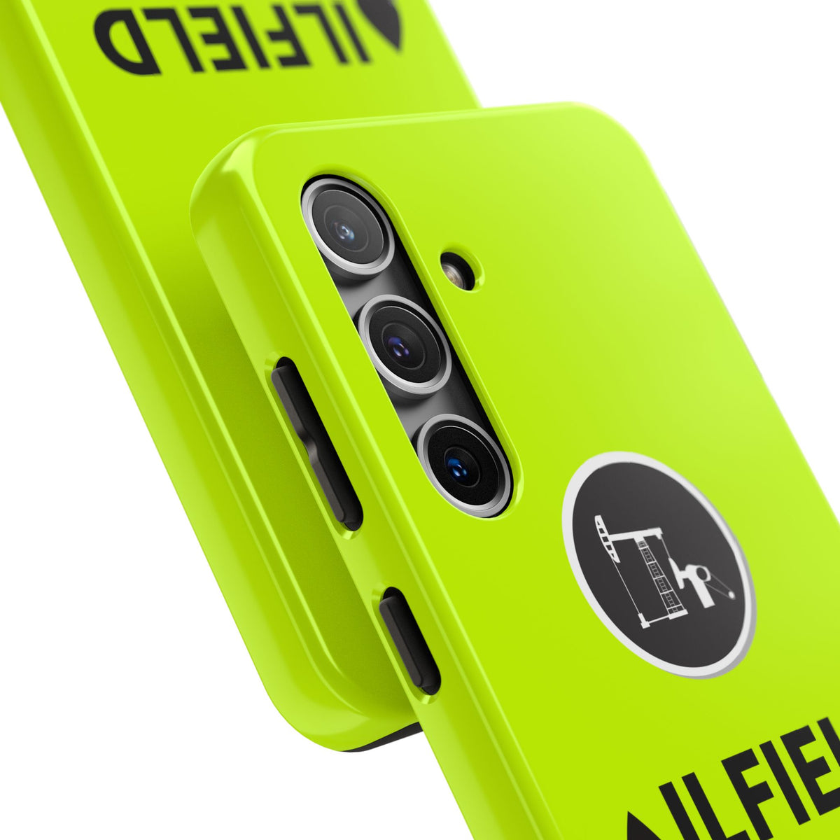 Oilfield Wife Tough Phone Case (Neon Green)