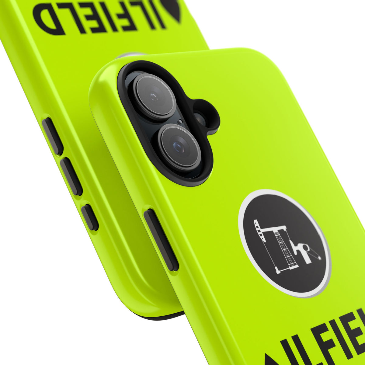 Oilfield Wife Tough Phone Case (Neon Green)