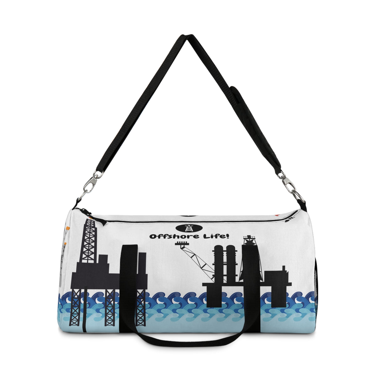 Offshore Life Oilfield Duffel Bag (White)