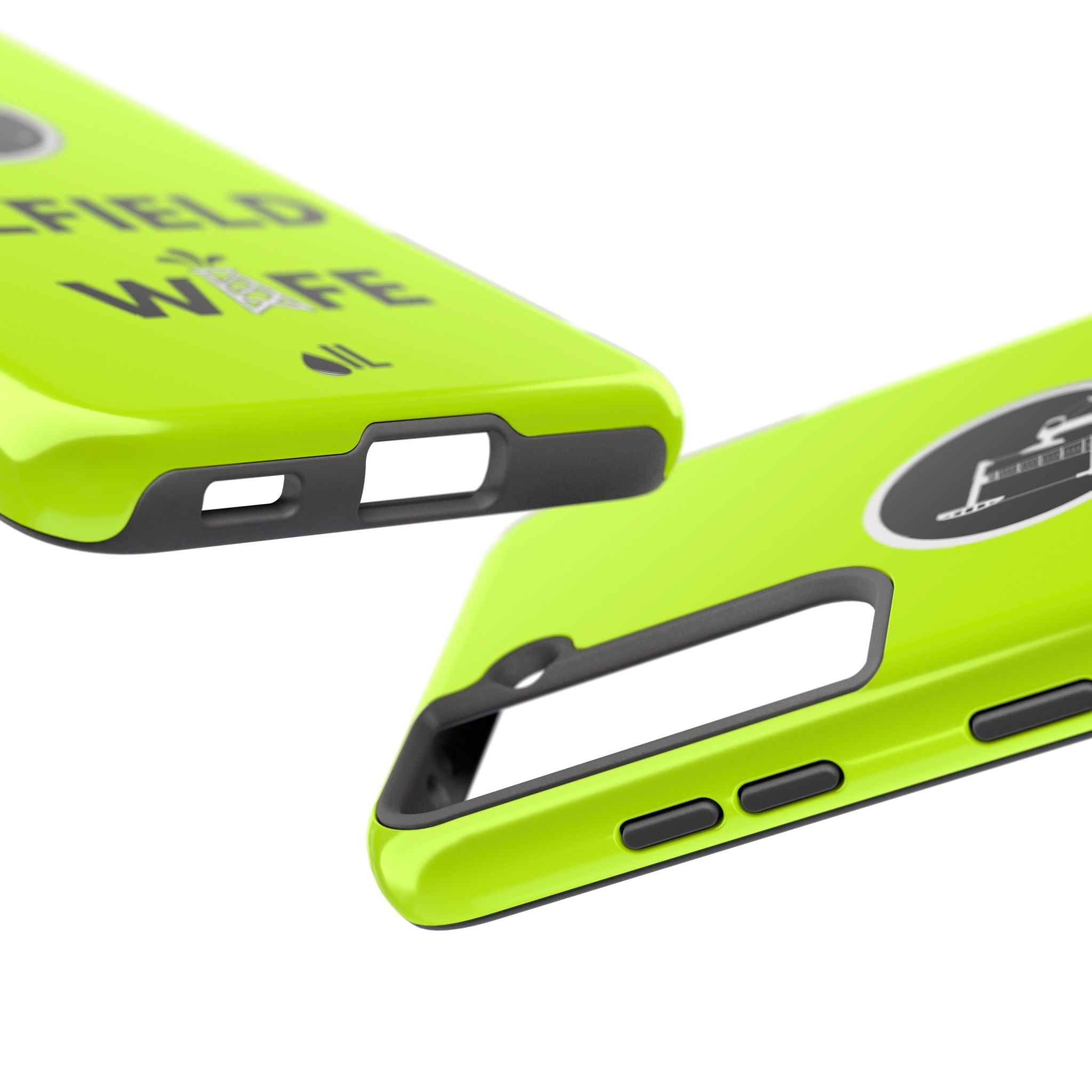 Oilfield Wife Tough Phone Case (Neon Green)