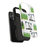 Pumpjack and Money Tough Phone Case (White)