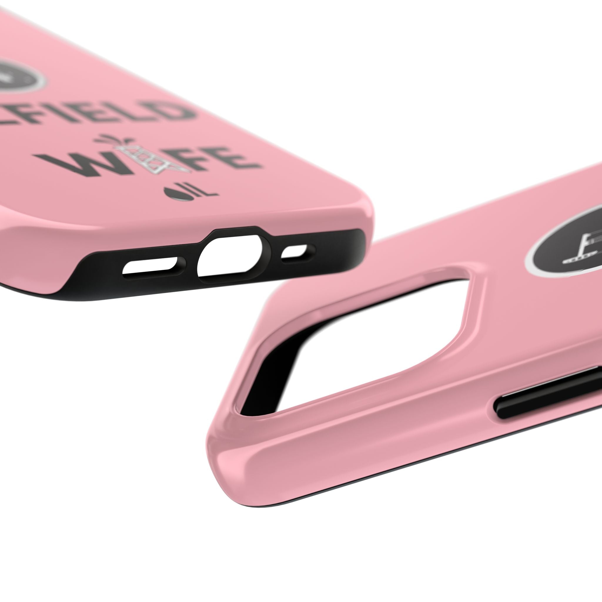 Oilfield Wife Tough Phone Case (Light Pink)