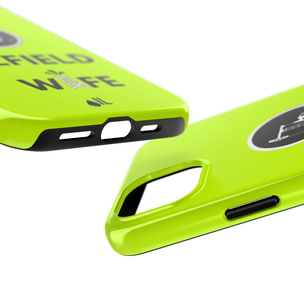 Oilfield Wife Tough Phone Case (Neon Green)