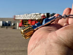 Oilfield Stainless Steel and Bronze PDC or Diamond Drill Bit Bottle Opener and Keychain