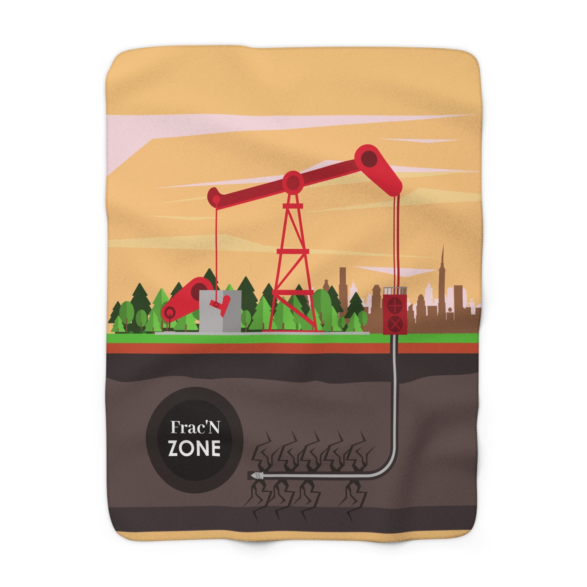 Frac'N Zone Sherpa Fleece Blanket