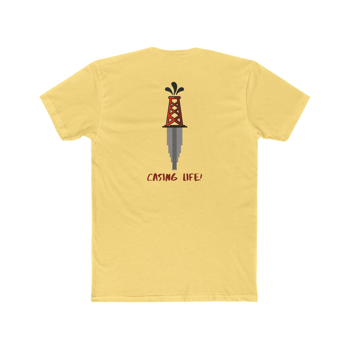 Casing Life Men's Cotton Crew Tee