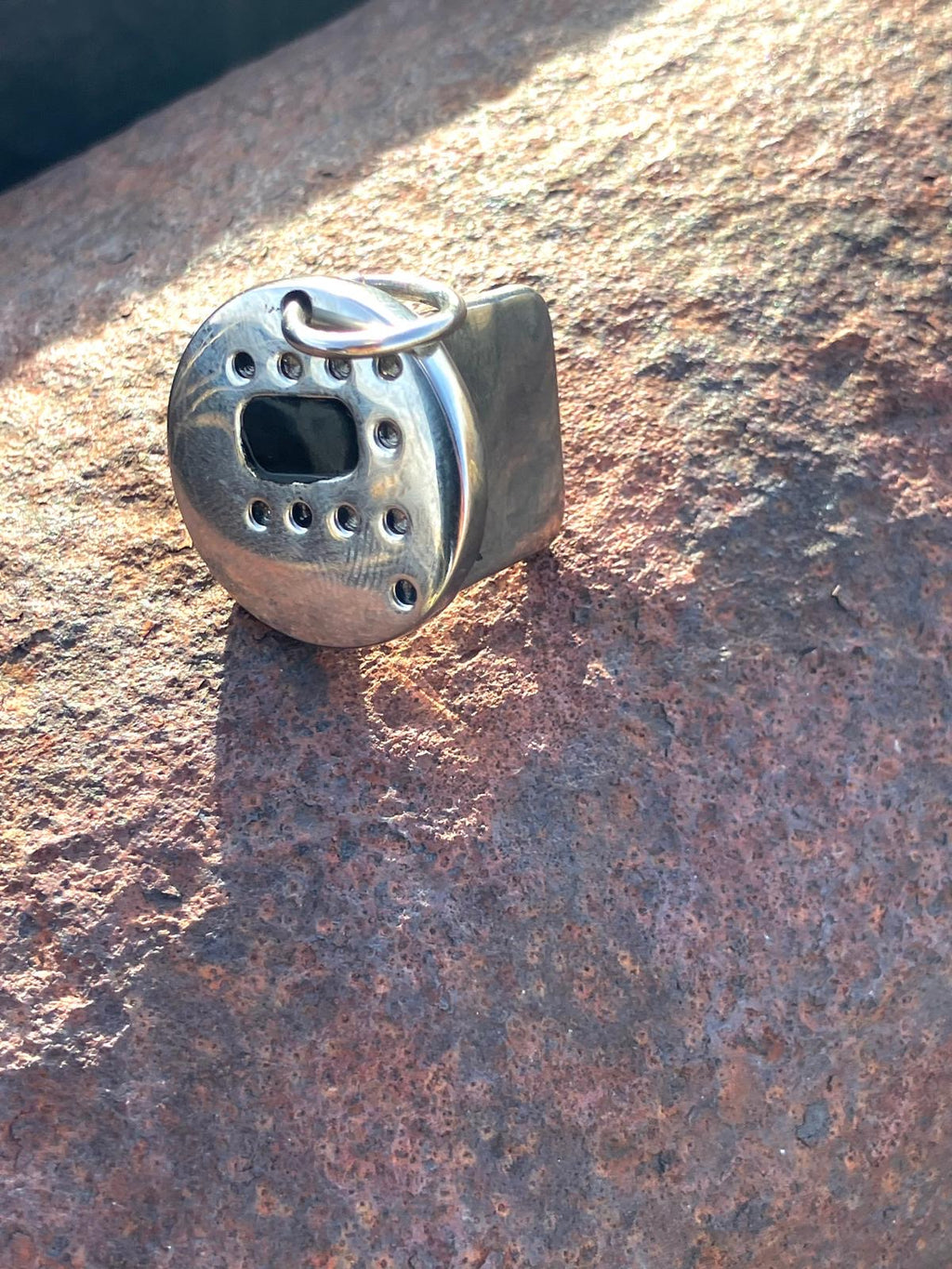 Handcrafted Oilfield Stainless Steel and Bronze Welding Hood