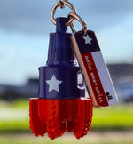 Texas Oil PDC Drill Bit Keychain