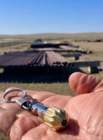 Oilfield Stainless Steel and Bronze PDC or Diamond Drill Bit Bottle Opener and Keychain