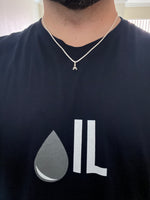 Oilfield Worker Necklace - Handcrafted Sterling Silver Drill Bit Charm