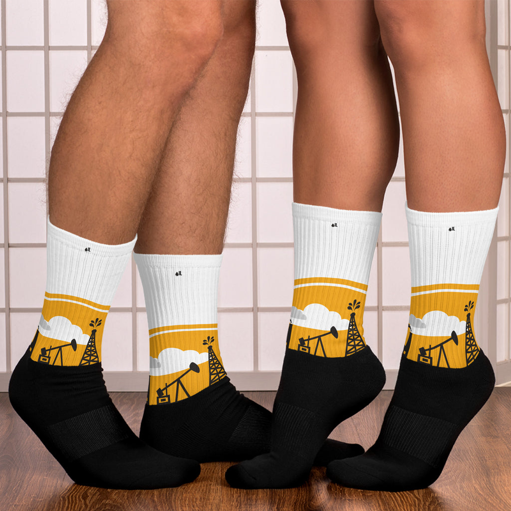 Oilfield Landscape Socks