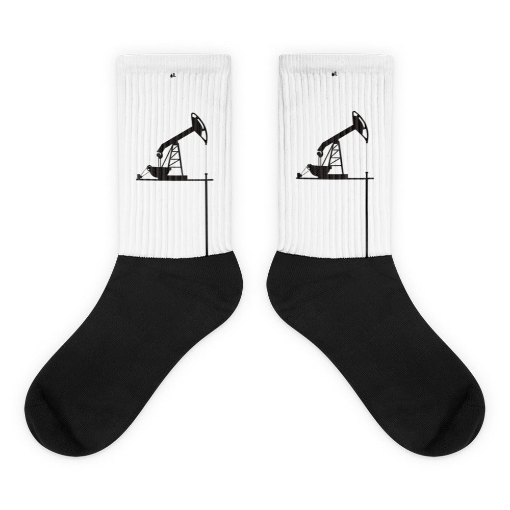 Fun Oilfield Pump Jack Unisex Socks