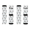 Frac Yeah! Oilfield Socks (White)