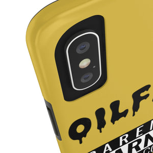 Parental Warning Oilfield Content Tough Phone Case (Golden)