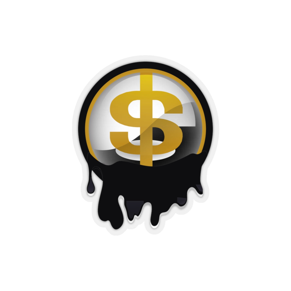 Oil Money Sticker