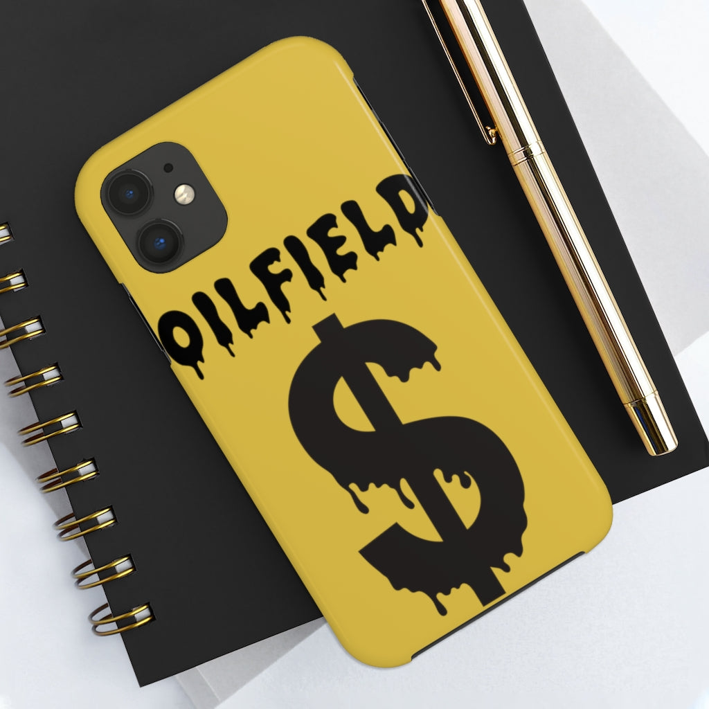 Oilfield Money Tough Phone Case (Golden)