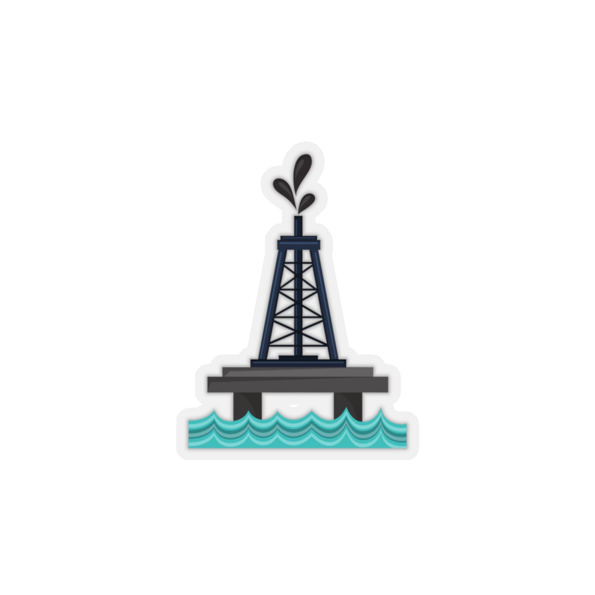 Offshore Rig Sticker