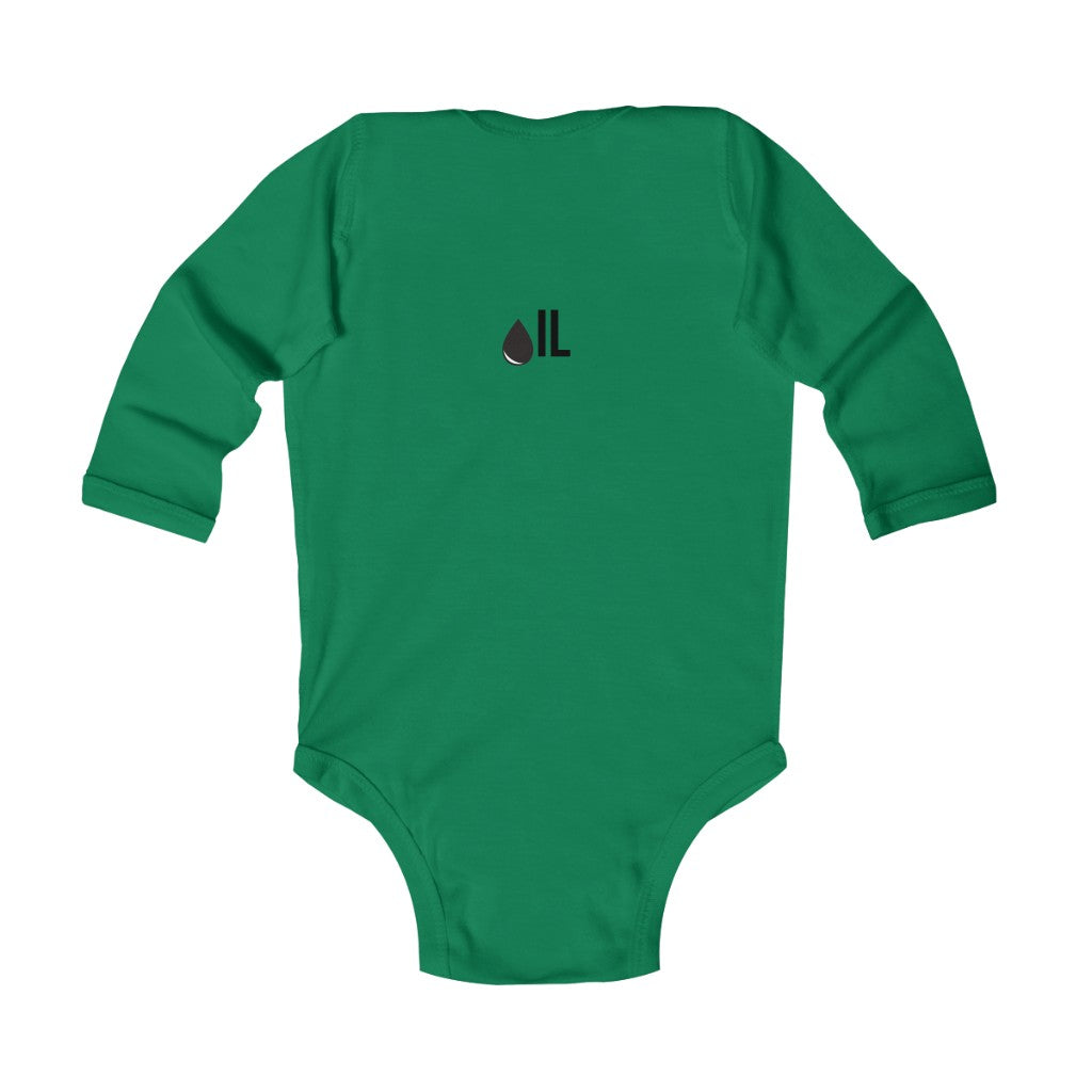 Made in an Oilfield Boom Infant Long Sleeve Bodysuit