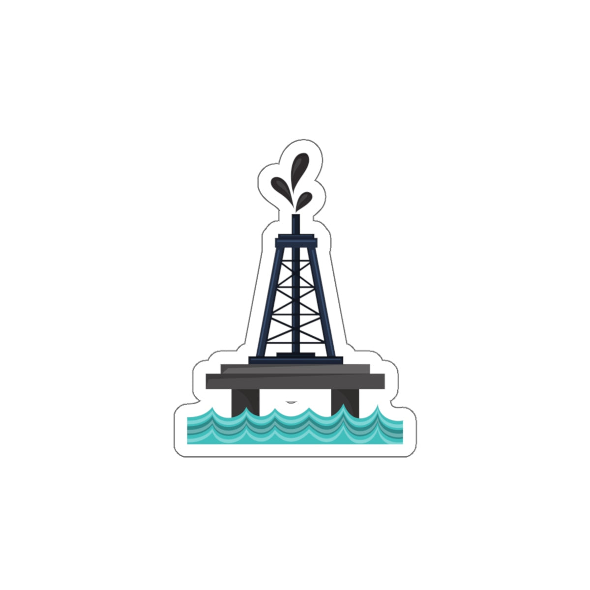 Offshore Rig Sticker