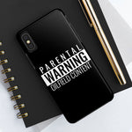 Parental Warning Oilfield Content Tough Phone Case (Black)