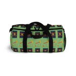 Pumpjack and Oil Drum Oilfield Duffel Bag (Dollar Bill Green)