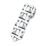 Pumpjack Necktie (White)