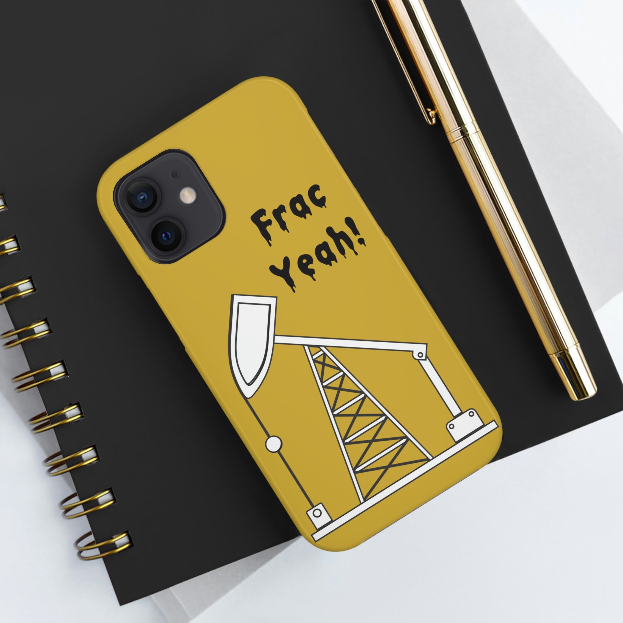 Frac Yeah Tough Phone Case (Golden)