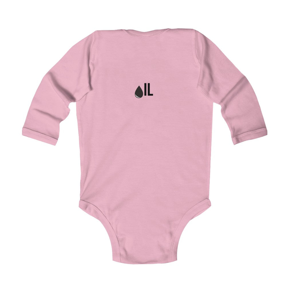 Made in an Oilfield Boom Infant Long Sleeve Bodysuit