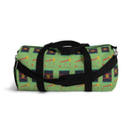 Pumpjack and Oil Drum Oilfield Duffel Bag (Dollar Bill Green)