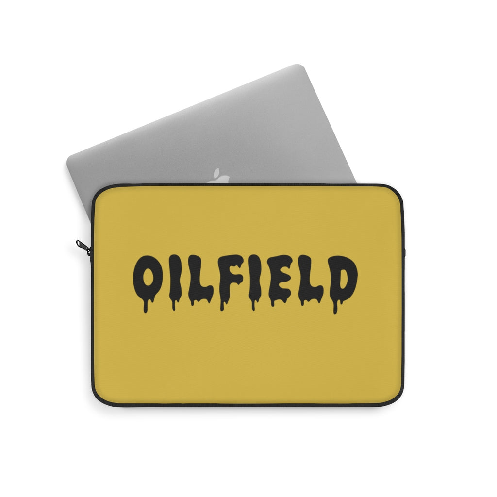 Oilfield Laptop Sleeve (Gold Color)