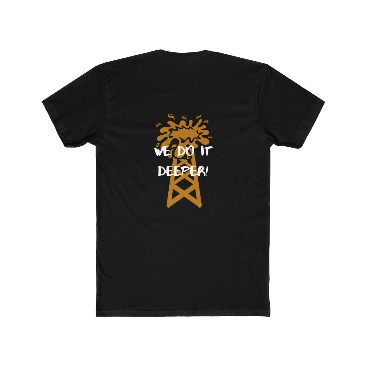 We Do it Deeper Men's Cotton Crew Tee (Dark Colors)