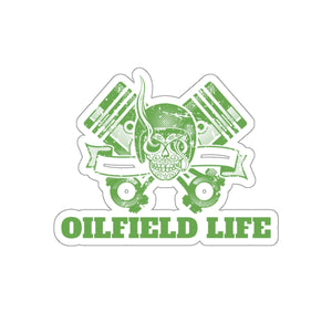 Oilfield Life Skull Sticker